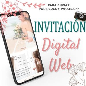 invitación web casamiento